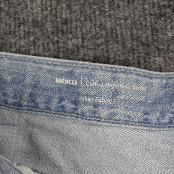 Adriano Goldshmied Jeans Women 32 Mercer Cuffed High Rise Barrel Wide Leg Baggy - Picture 9 of 16